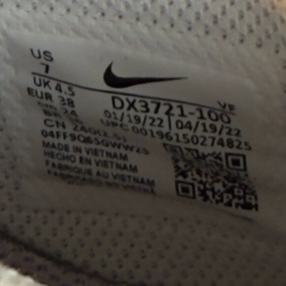 Nike Air Force 1 High Tops - Blue/White (Women's 7) - Picture 9 of 9